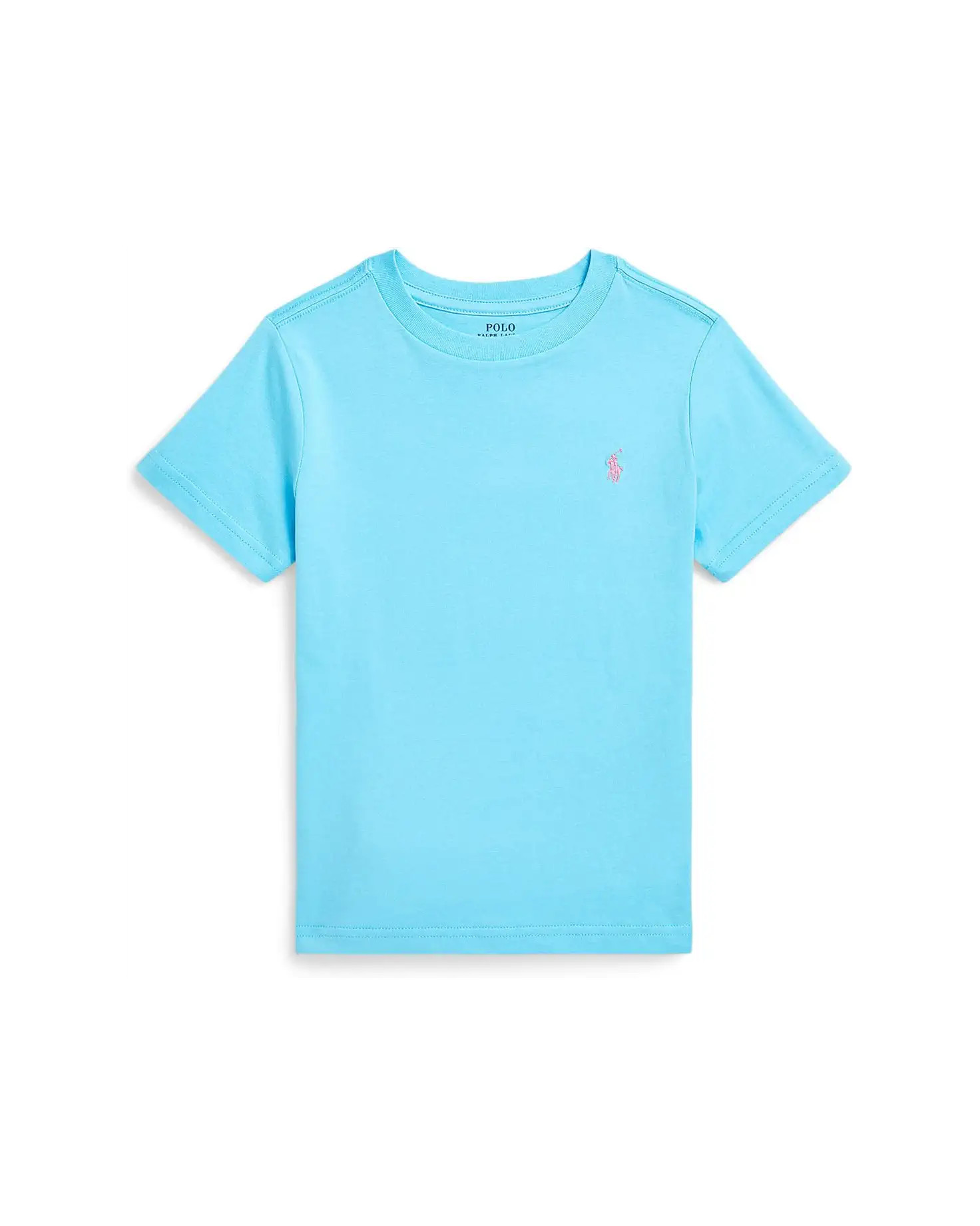 Boy's Polo Ralph Lauren Kids Cotton Jersey Crew Neck Tee (Toddler/Little Kid) | Zappos.com
