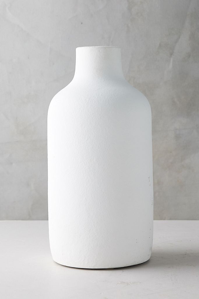 Matte Terracotta Vase, Wide Mouth | Anthropologie (US)