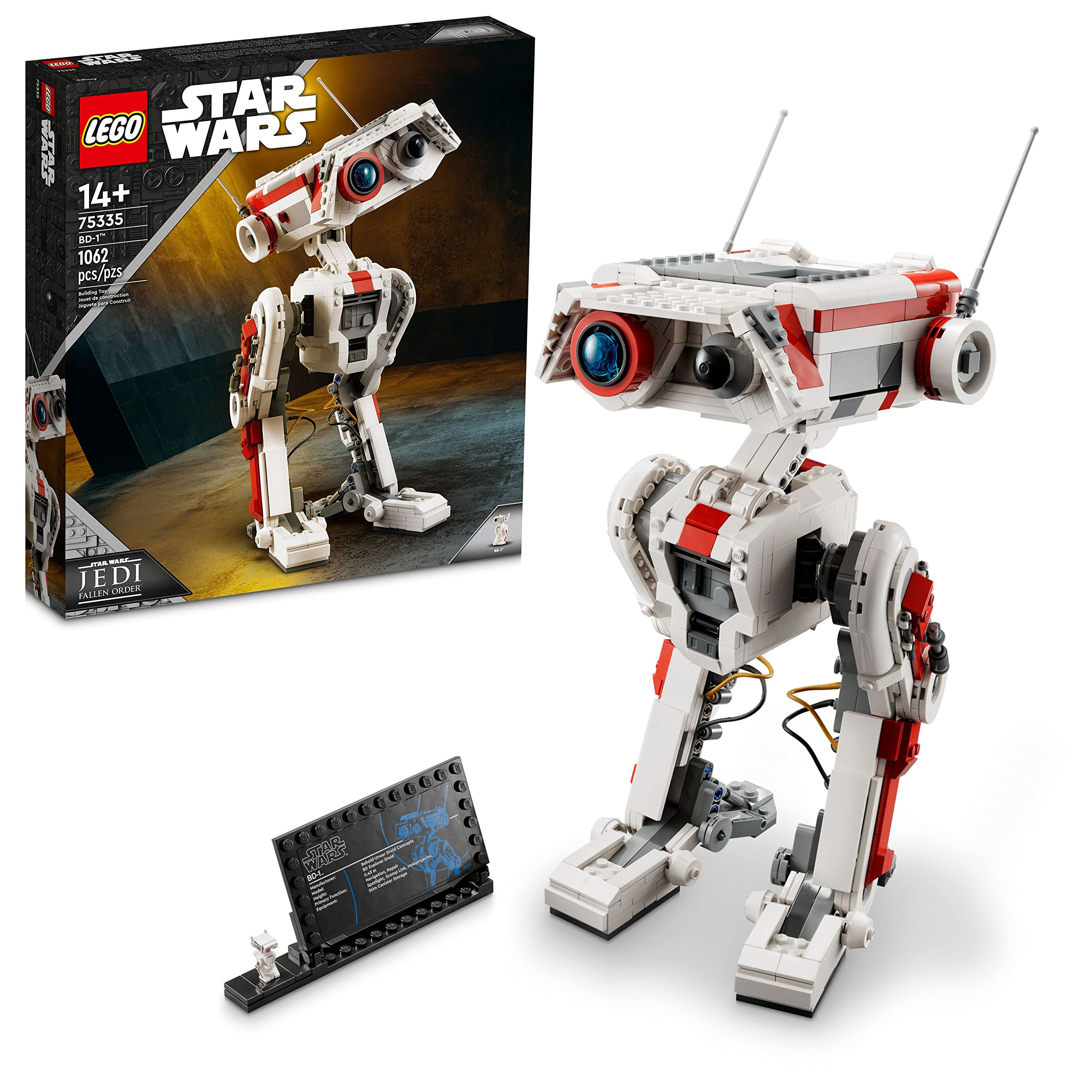 LEGO Star Wars BD-1 75335 Posable Droid Figure Model Building Kit, Room Decoration, Memorabilia G... | Amazon (US)