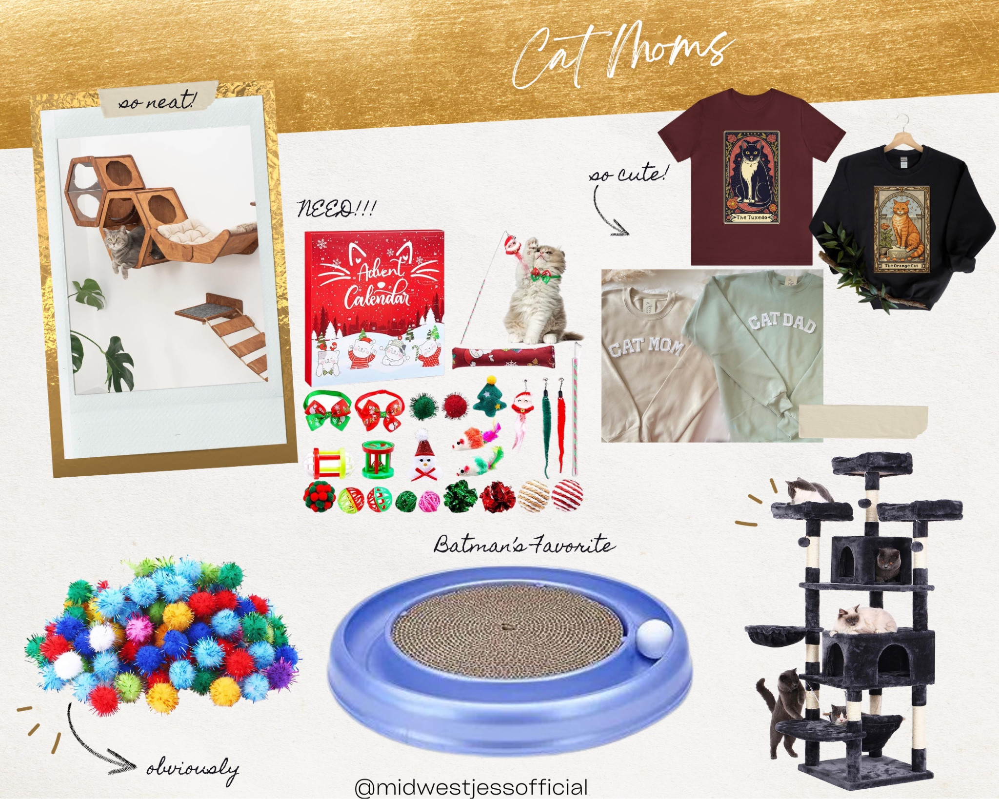 Cat Mom gift guide! Grab something for your cat + something for yourself! Featuring my personal cats favorite toys + cat tree. Plus a can’t miss advent calendar! 

#LTKGiftGuide #LTKCyberWeek #LTKHoliday