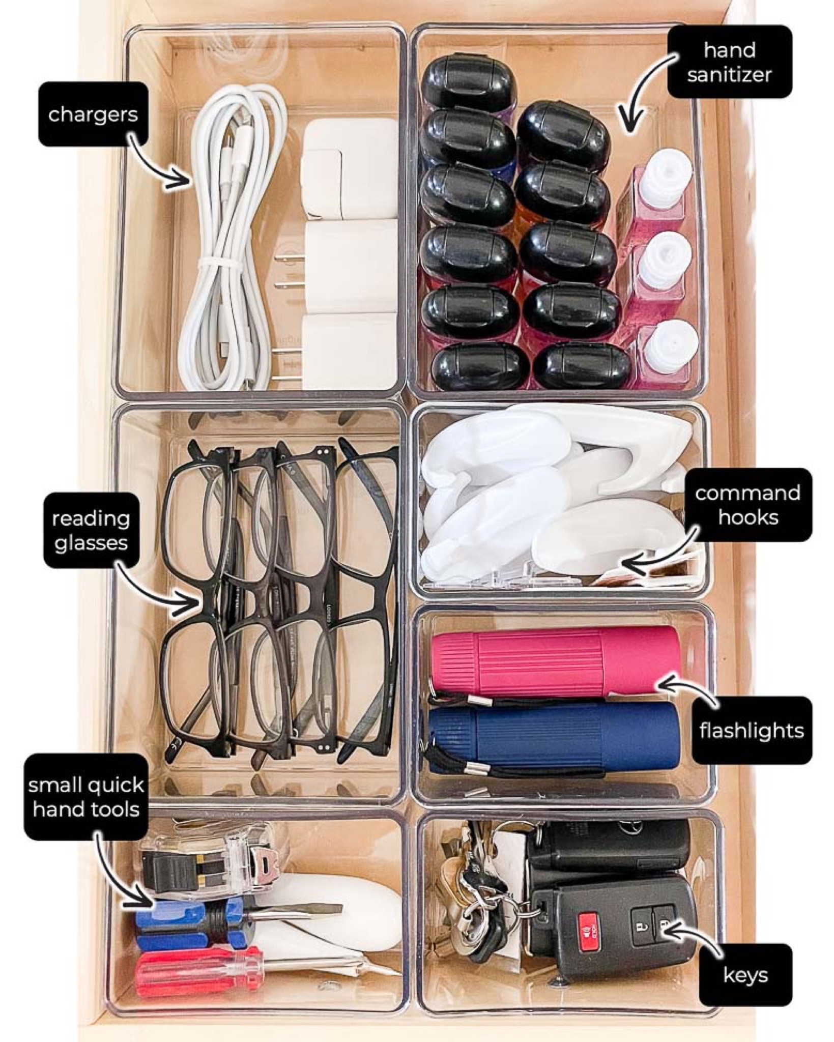 It’s a great time to organize your home, and I like to start small with an organization project that doesn’t require a lot of time or effort, like this junk drawer. I used the 10 piece Home Edit plastic modular storage system here and labels help too! home organization home storage junk drawer organization kitchen drawer organization 

#LTKStyleTip 

#LTKFindsUnder50 #LTKHome