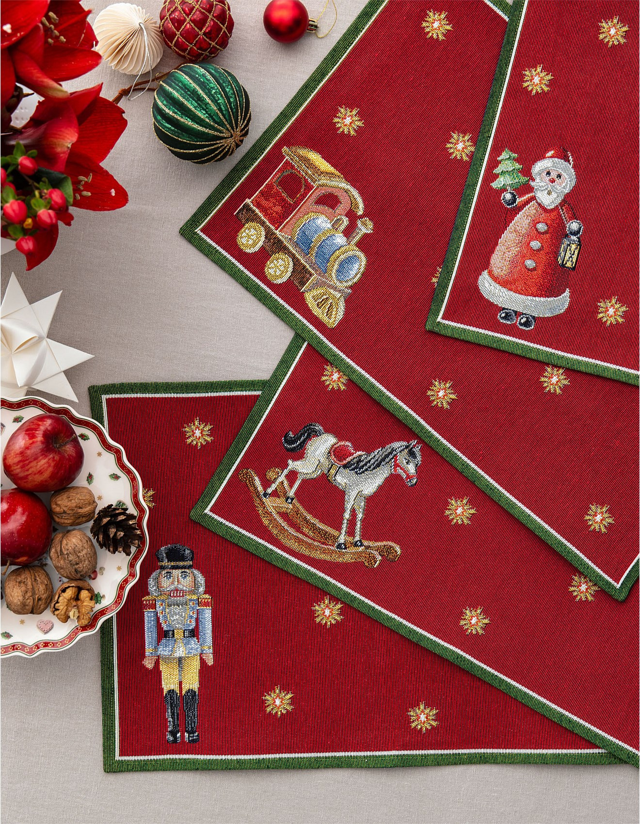 Toy's Delight Anniversary Set Gobelin Placemat Set of 4 | David Jones (Australia & New Zealand)