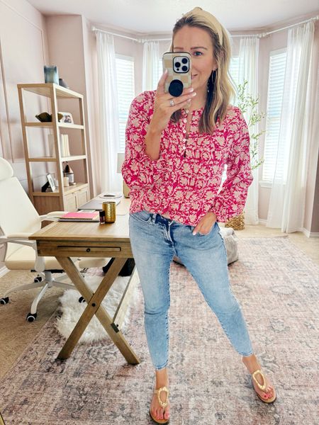 #amazonfashion win in this pretty top! Plus look for less sandals and I probably wear these jeans too much! Love them!! Everything TTS!


#LTKSaleAlert #LTKShoeCrush #LTKFindsUnder50