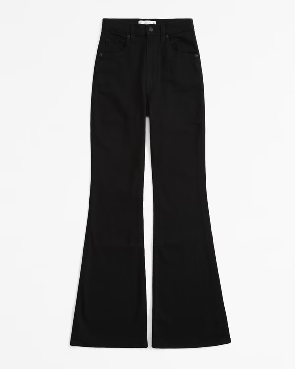 Women's Ultra High Rise Stretch Flare Jean | Women's Clearance | Abercrombie.com | Abercrombie & Fitch (US)