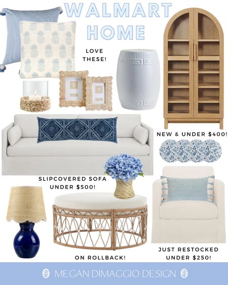 Brand new Walmart Home Spring decor finds!!! Including this brand new tall Arched cabinet for under $500!!! 🤯🙌🏻🏃🏼‍♀️

And both this sofa and swivel chair are slipcovered and highly rated!! Plus several Serena & Lily pieces like this ottoman that’s on rollback, $65 scalloped lamp, and these adorable throw pillows! 🍍 Even more picks linked!

#LTKsalealert #LTKhome #LTKfindsunder50