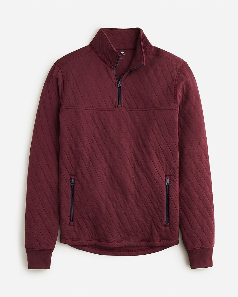Quilted half-zip pullover | J. Crew US