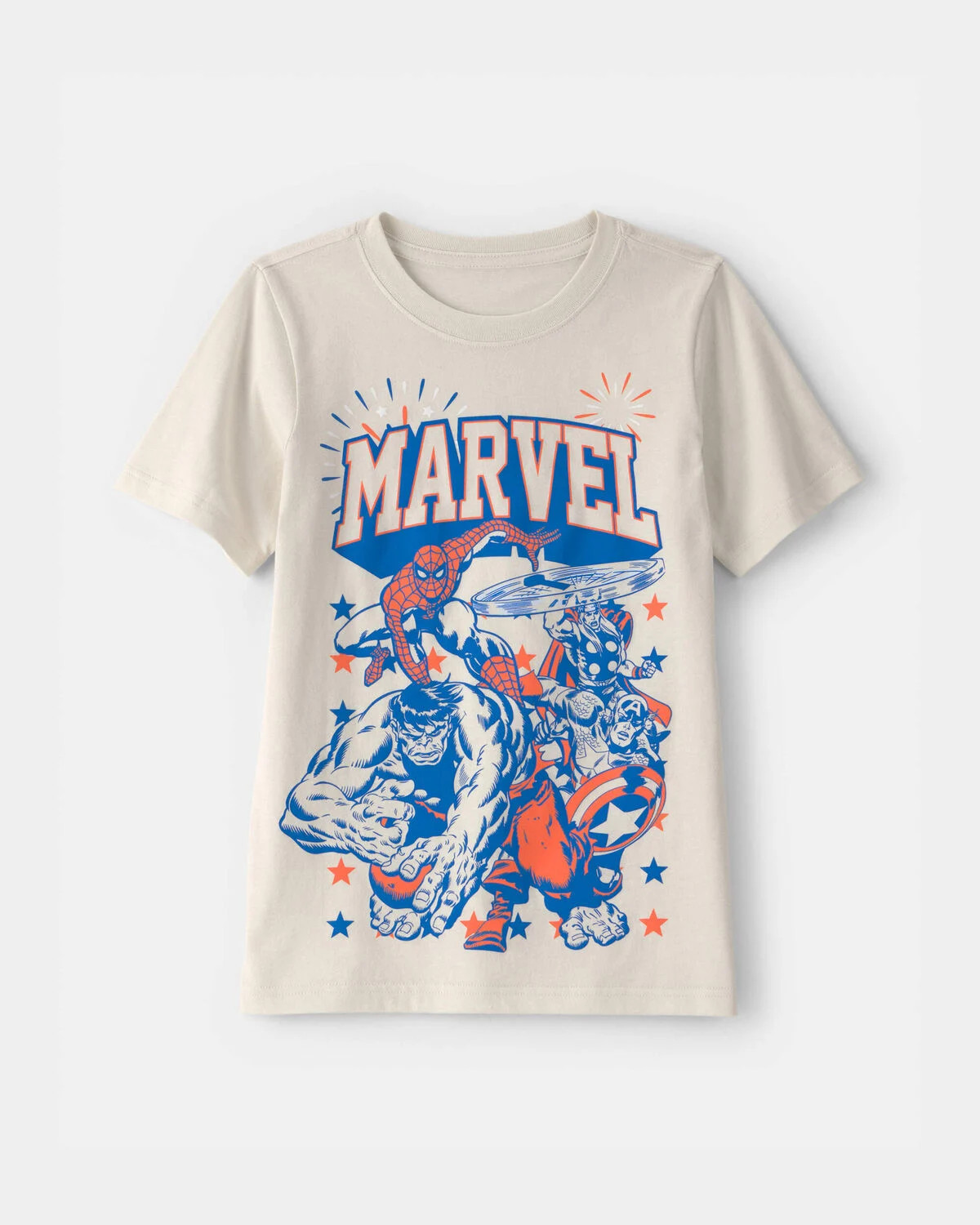 Boys \u00a9Marvel Fourth Of July Graphic Tee - Cream | Carter's Inc