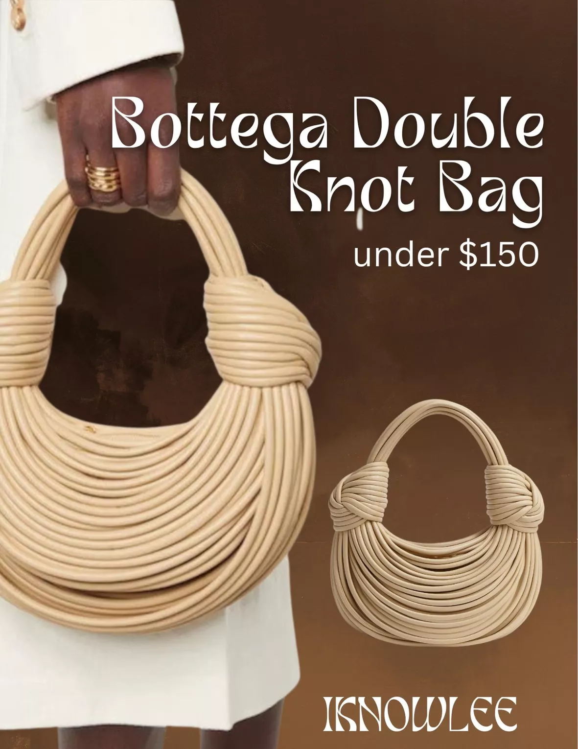 Bottega Veneta green Small Leather Double Knot Bag