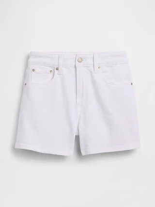 3.5" High Rise Relaxed Straight Denim Shorts | Gap (US)