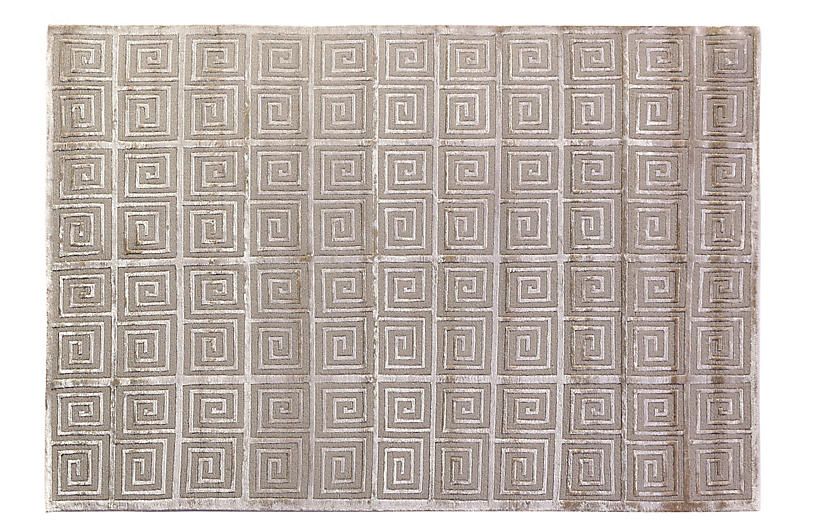 Greek Key Rug, Beige | One Kings Lane