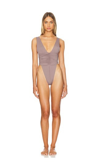 Riot Swim Echo One Piece in Mauve. - size XL | Revolve Clothing (Global)