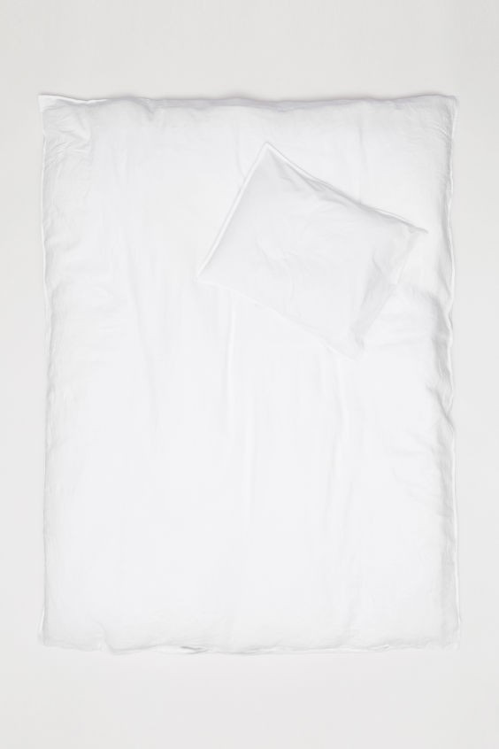 Washed Linen Duvet Cover Set | H&M (US + CA)