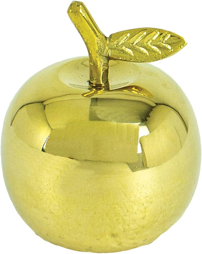 Solid Brass Apple Themed Service Desk Bell Gold | Amazon (US)