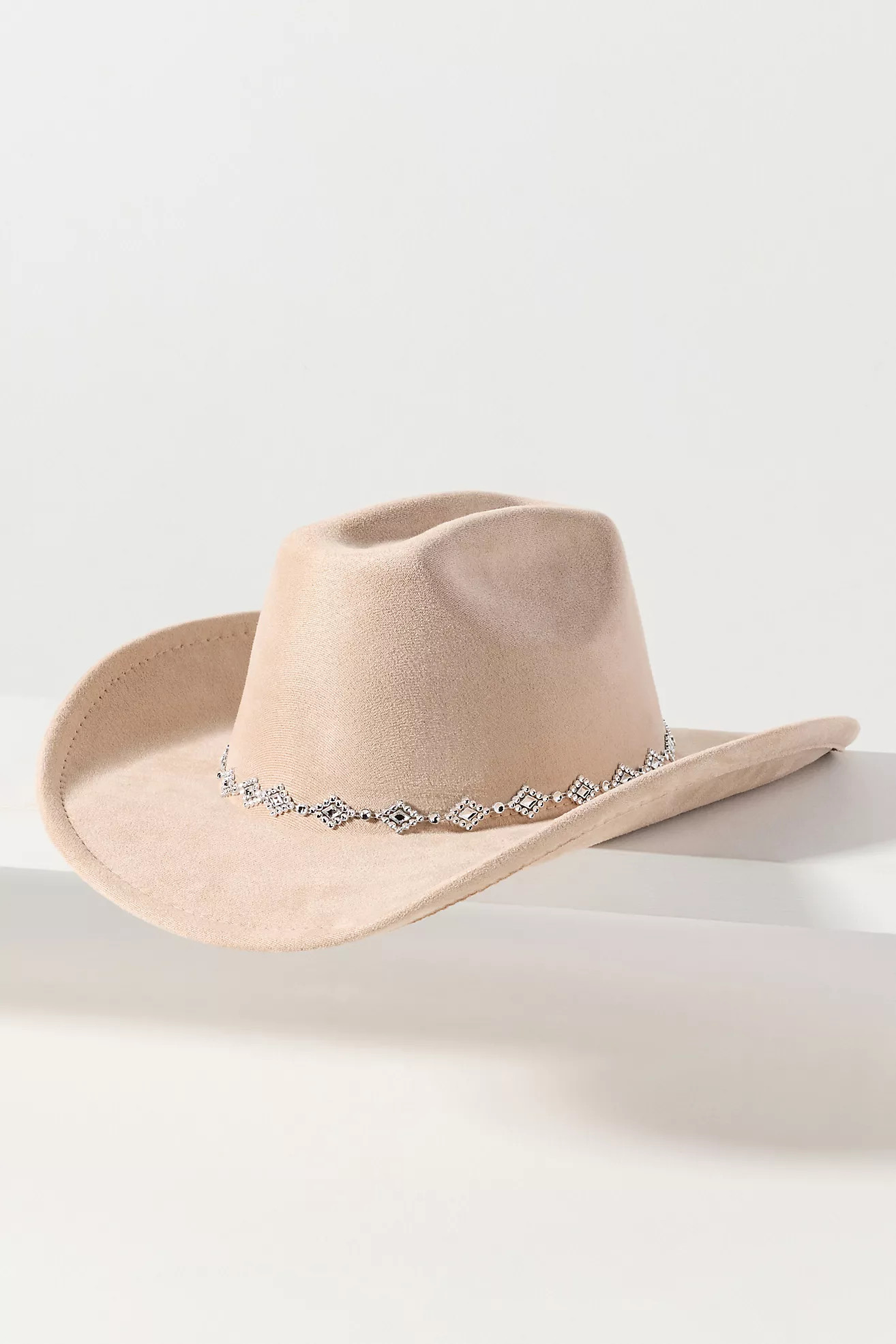 Faux Suede Studded Rancher Hat | Anthropologie (US)