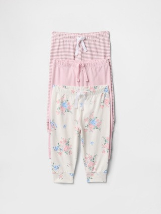 Baby First Favorites Organic Cotton Pull-On Pants (3-Pack) | Gap (US)