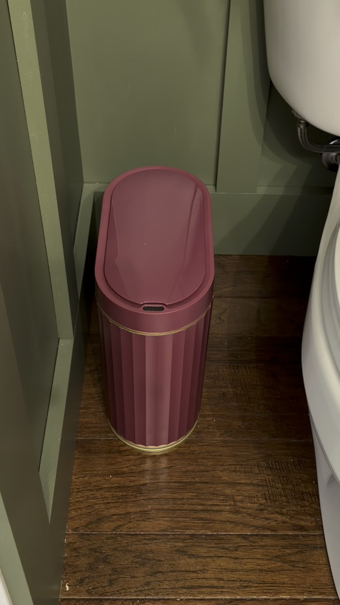 Sensor operated trash cans are so much more sanitary! These come in several colors on Amazon! I love the gold & fluted detail! 

#LTKHome #LTKSaleAlert