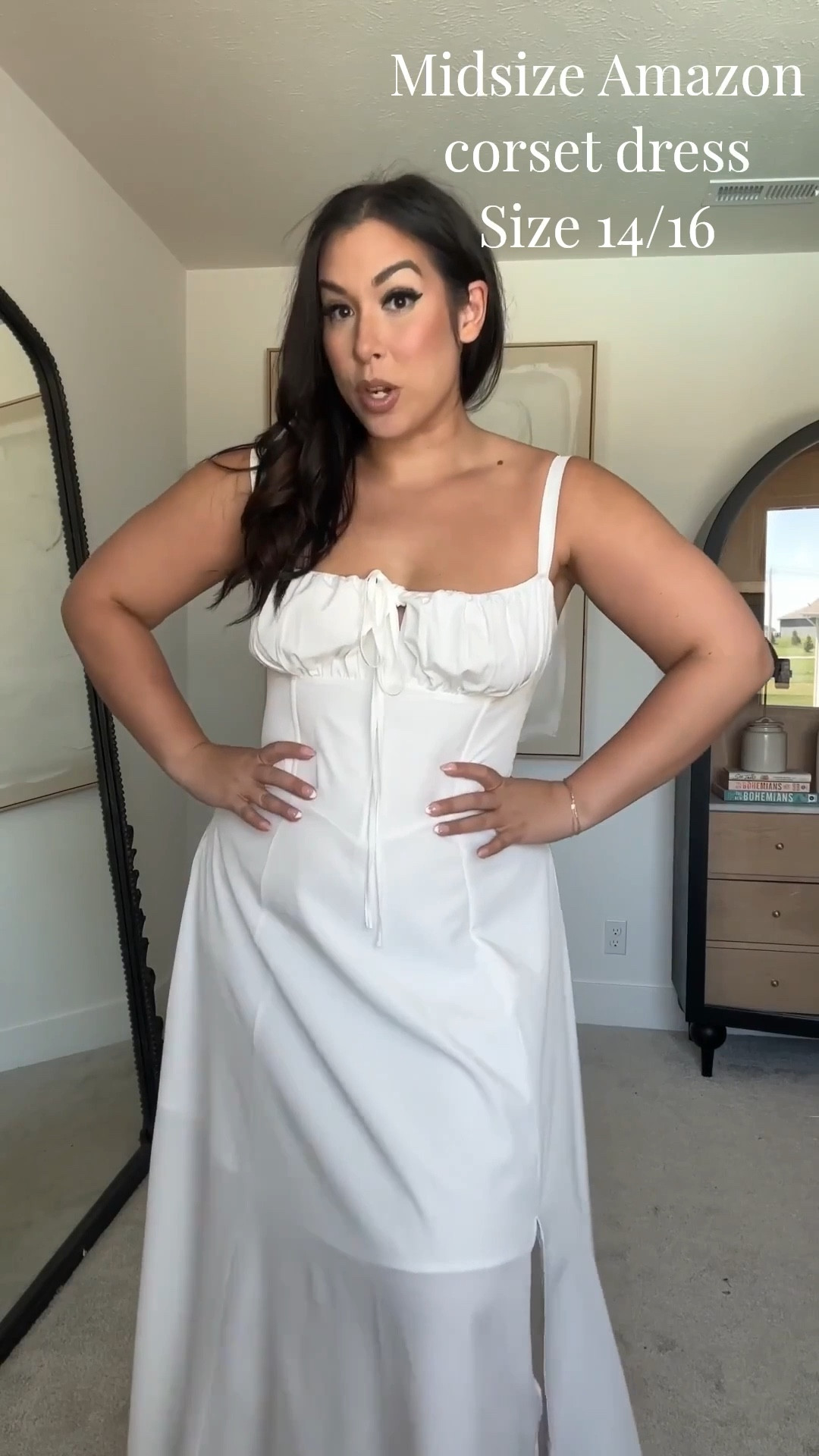 Midsize Amazon corset dress! This one is so pretty! - - - Amazon, Amazon fashion, spring fashion, spring style, spring outfits, midsize fashion, midsize outfits

#LTKgrwm #LTKootd #LTKSeasonal