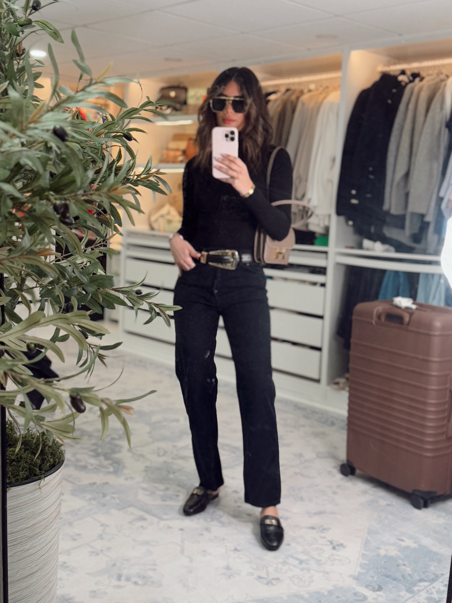 Love a basic not so basic outfit! 
Agolde 90s pinch jeans (i use 27)
Khaite belt


#LTKStyleTip