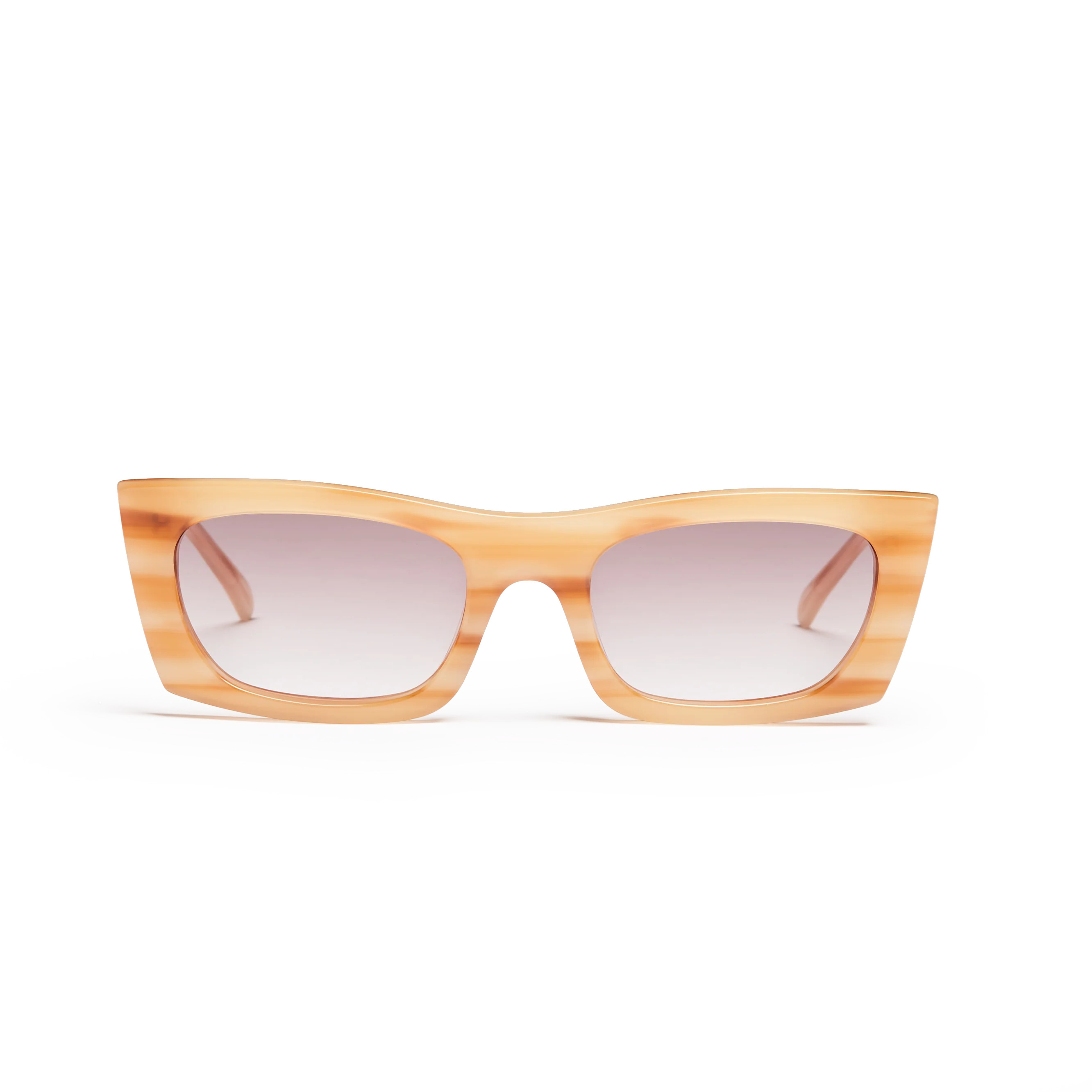 BANBÉ EYEWEAR The Crawford Rectangle Sunglasses in Sand Tort - Oat Fade One Lord & Taylor | Lord & Taylor