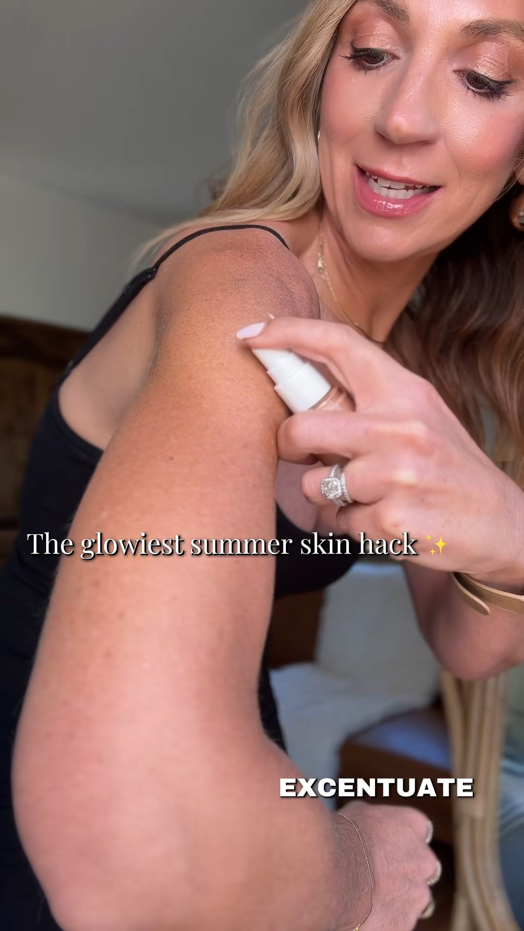 ✨ The Date Night Combo I Keep Reaching For ✨

A little shimmer makes every summer outfit feel extra special ✨

Wearing my favorite body shimmer gel for that sun-kissed glow and paired it with this flattering black bodycon dress featuring built-in shapewear. The dress smooths, supports, and hugs in all the right places while still being comfortable enough for an entire evening out.

This is such a perfect summer date night outfit, vacation dinner look, girls’ night outfit, wedding guest option, or resort evening style. The shimmer gel adds the prettiest glow to your shoulders, legs, and décolletage without feeling heavy or sticky.

I’m 5’7” and a size 6 for reference. Wearing this dress in a medium. Everything is linked here for easy shopping.

#LTKgrwm #LTKselfcare #LTKOver40