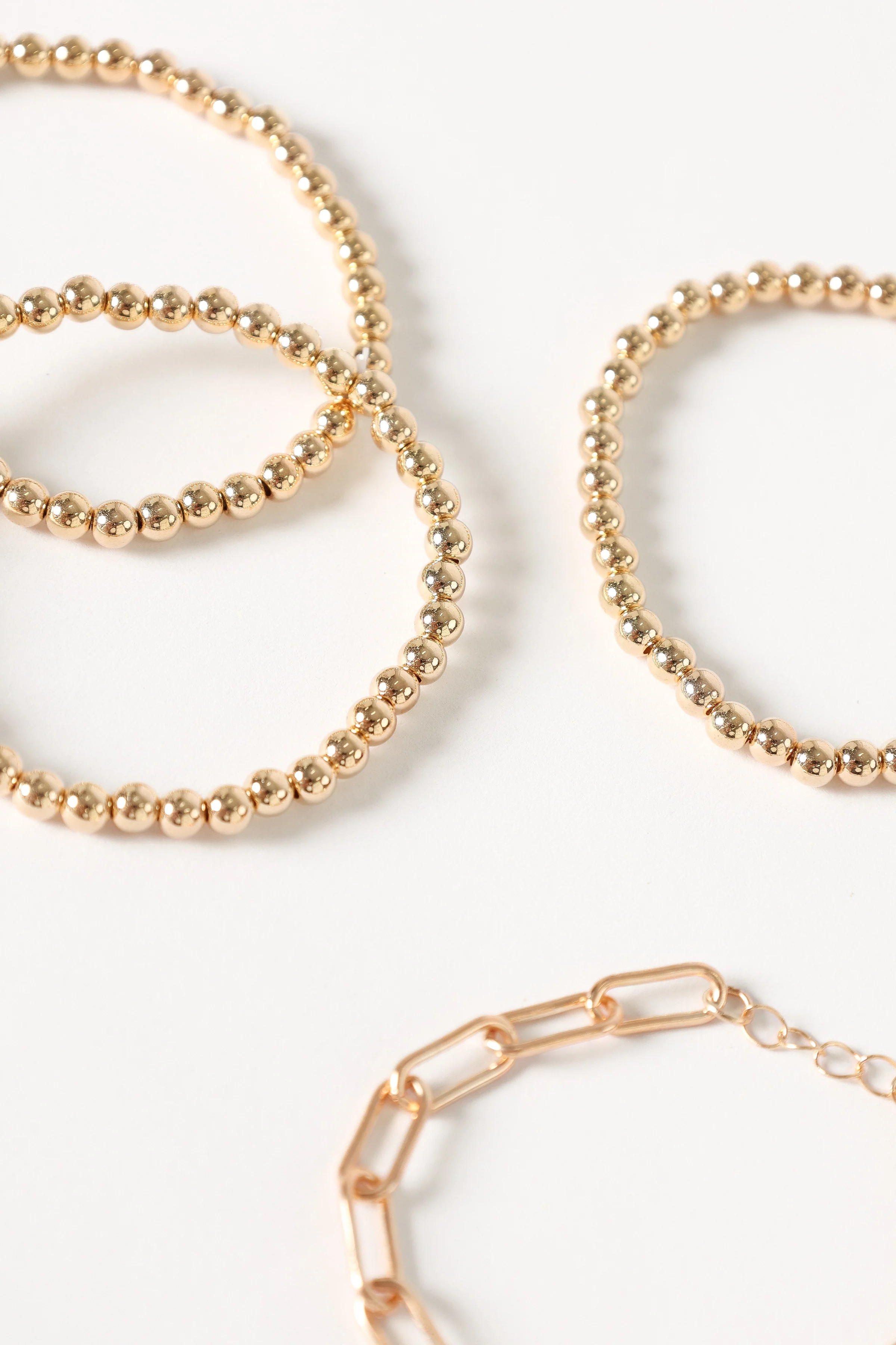 Kaleigh Stacked Bracelets - Gold | Petal & Pup (US)