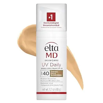 EltaMD UV Daily SPF 40 Tinted Face Sunscreen Moisturizer, Tinted Moisturizer for Face with SPF, G... | Amazon (US)