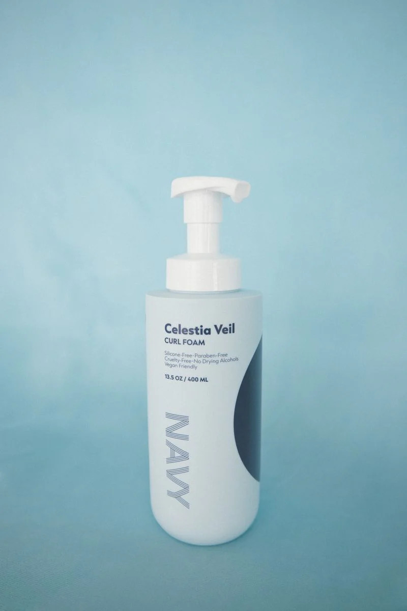 Celestia Veil Curl Foam 13.5 fl oz | NAVY Hair Care
