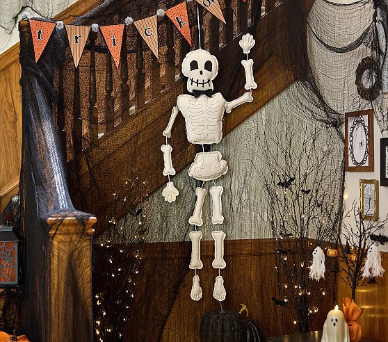 Hanging Fabric Skeleton | Pottery Barn Kids