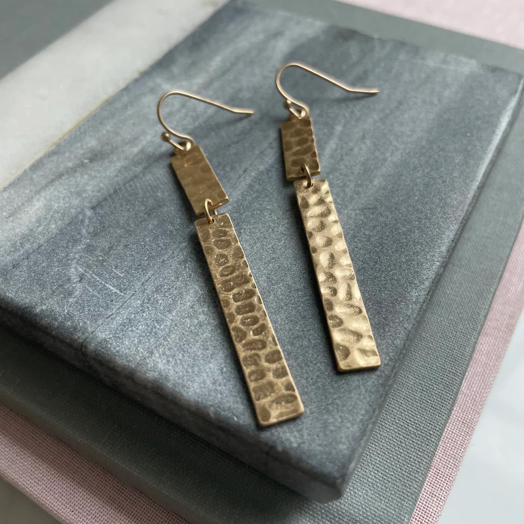 Rectangle Drop Earrings | Erin McDermott Jewelry