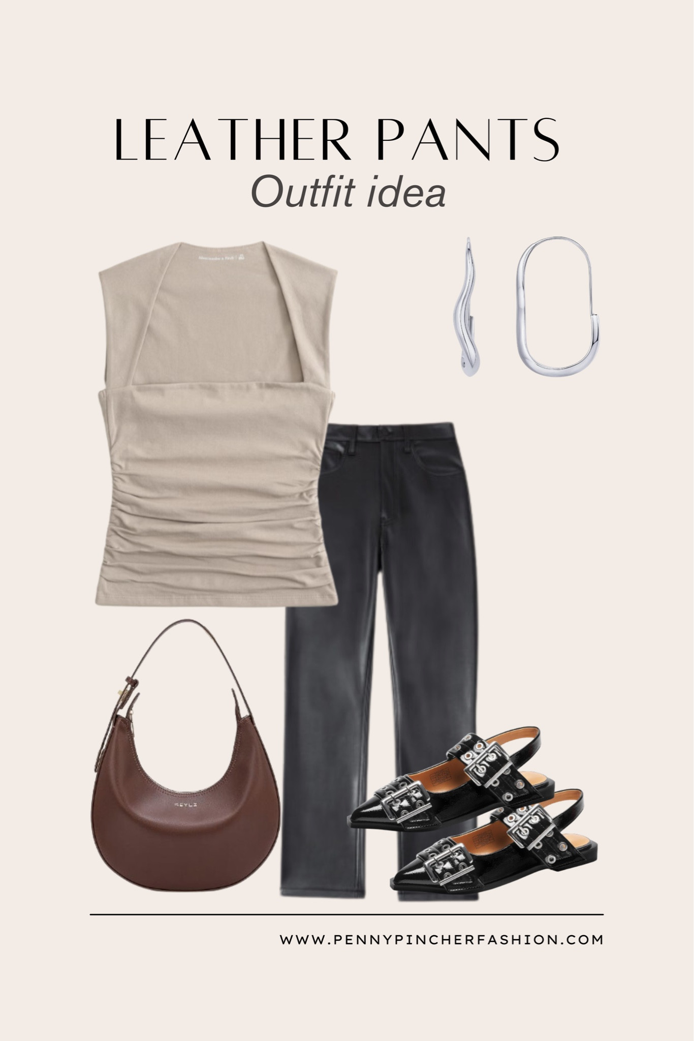 Date night outfit with leather pants

#LTKStyleTip #LTKShoeCrush #LTKSeasonal
