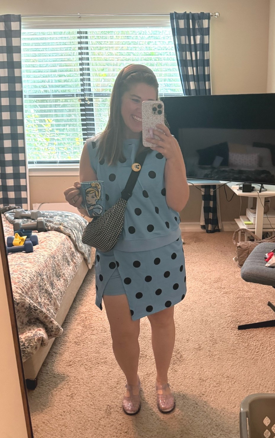 ootd 🩵 we are in the process of repainting our house and new carpets. Ready for the chaos to be complete!! 

Loving this comfy set to work from home in - runs tts

#LTKootd #LTKgrwm #LTKmomlife