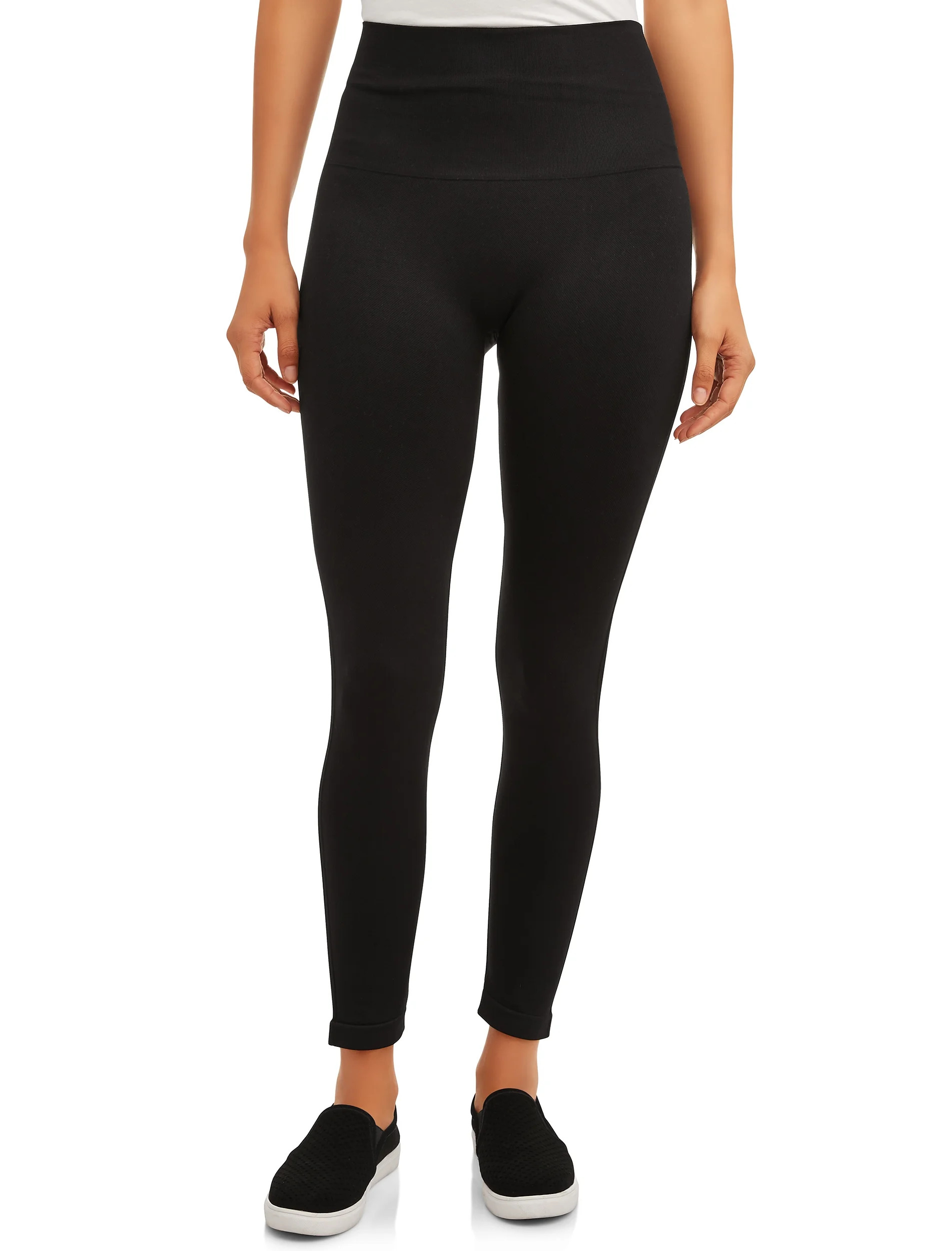 Time and Tru Women's High Waist Shaping Leggings | Walmart (US)