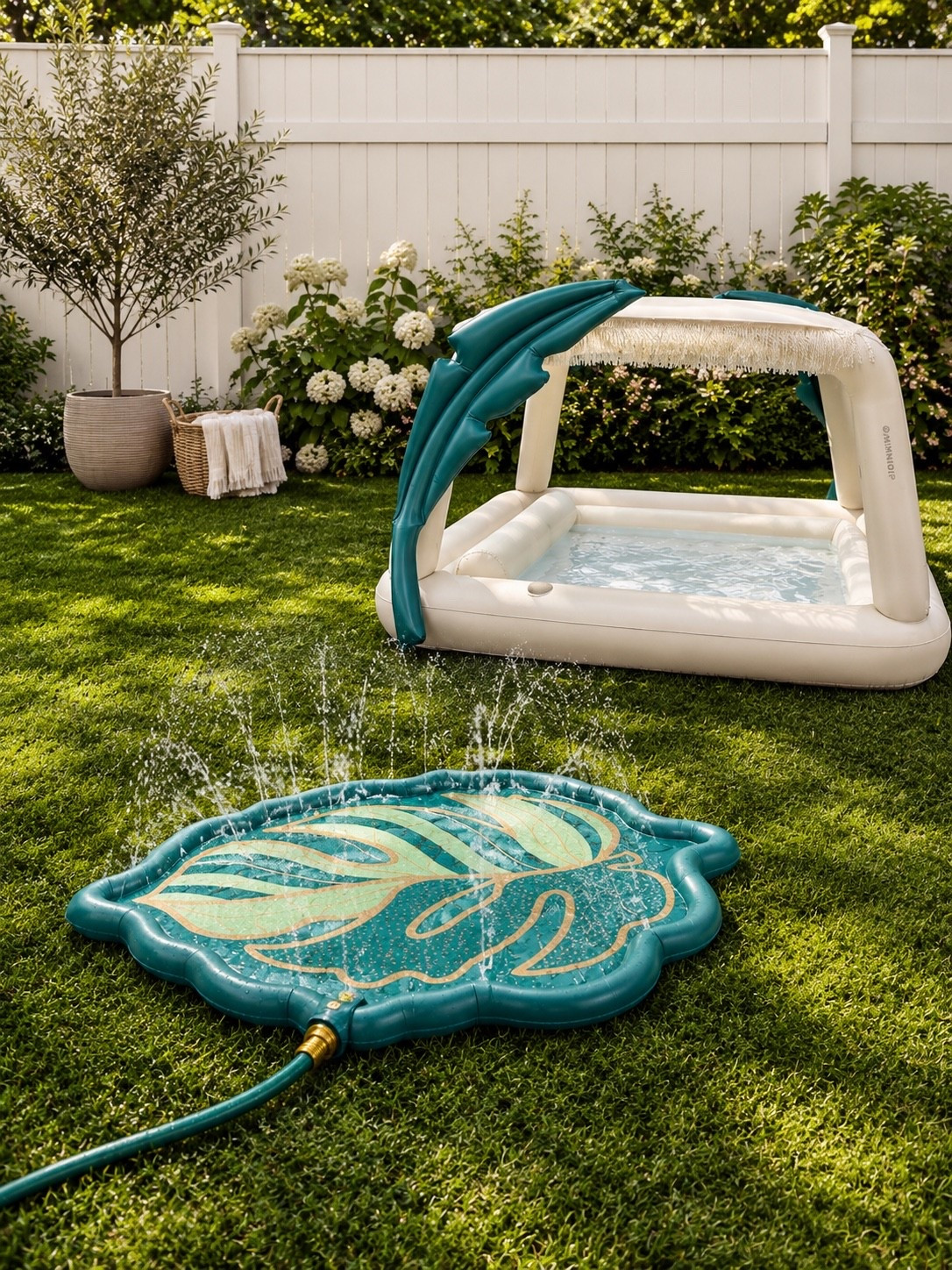Summer fun, but make it aesthetic ☀️💦

This backyard setup is the sweetest way to keep little ones cool all summer long 🌿 The leaf splash pad paired with the shaded kiddie pool creates the perfect mix of playful and elevated while still blending beautifully into a neutral outdoor space.

I love how the soft coastal tones and clean styling make this feel both functional and designer-inspired — proof that family-friendly spaces can still be beautiful 🤍

Follow @farmtotablecreations on Instagram for more cozy home finds, outdoor inspiration, and elevated family living ✨

#LTKHome #BackyardInspo #SummerFun #OutdoorLiving #KidsOutdoorPlay #BackyardGoals #NeutralHome #FamilyLiving #OutdoorDecor #PoolsideStyle #SummerEssentials #CoastalStyle #MomFinds #LTKKids #BackyardStyle

#LTKSaleAlert #LTKKids #LTKmomlife