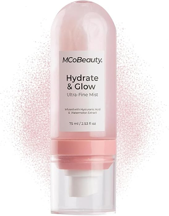MCoBeauty Hydrate & Glow Ultra Fine Mist - Hydrating Face & Body Spray - Refreshing Dewy Makeup P... | Amazon (US)