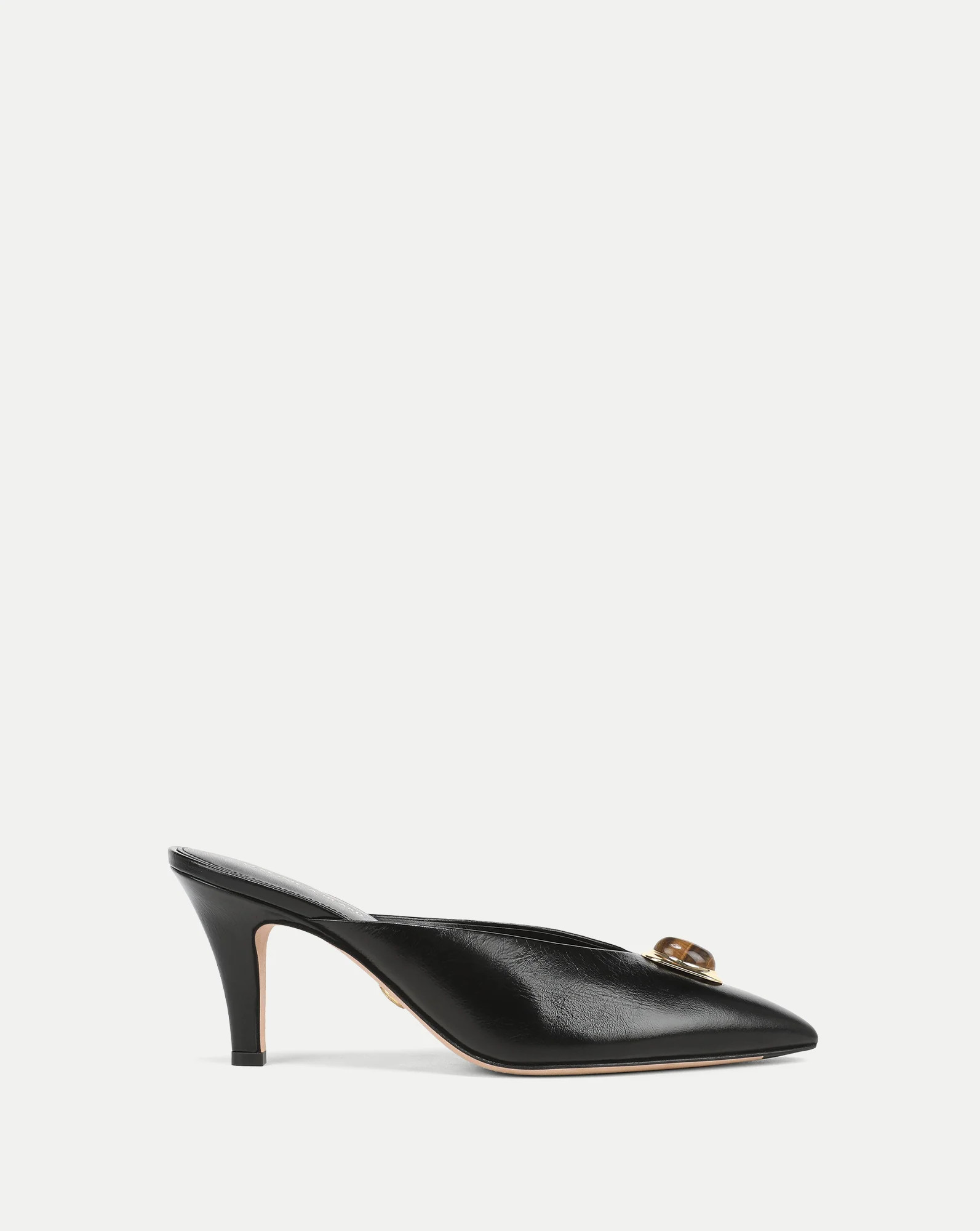 Rochelle Cabochon Mule in Black | Veronica Beard | Veronica Beard