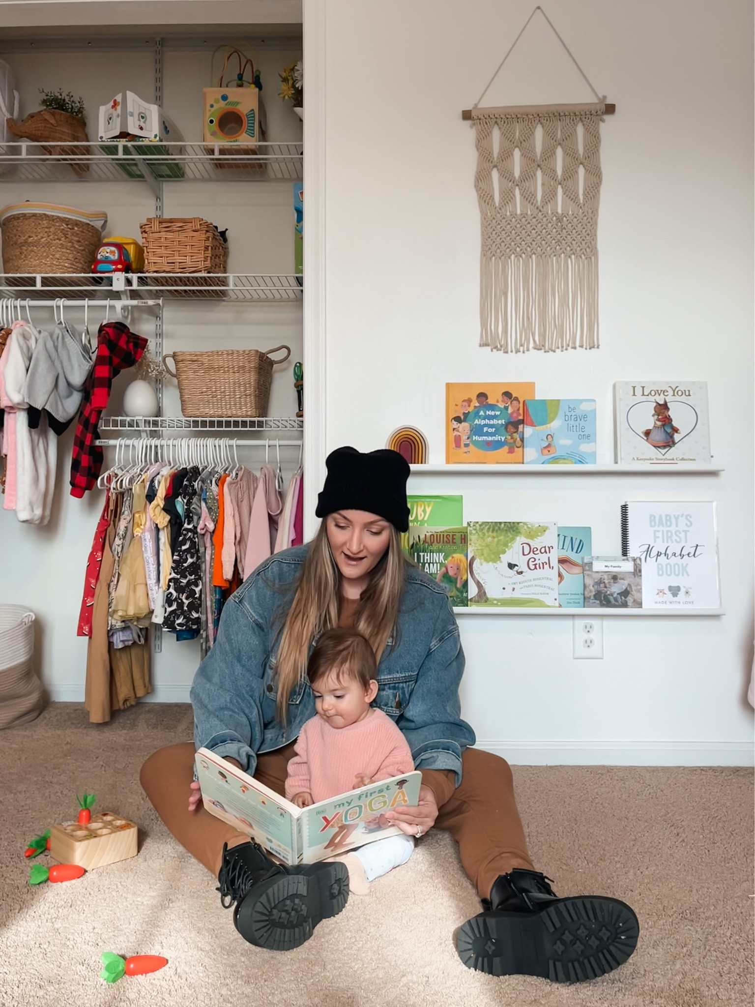 Baby girl’s original boho modern nursery!

Macrame, Neutral nursery, Kids room, Baby girls room, Bohemian Nursery, Closet organization, Nursery organization, Loungewear, Combat boots, Kids books, Bookshelf

#LTKbaby #LTKhome #LTKbump