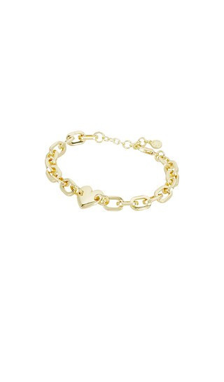 BaubleBar Leah Bracelet in Metallic Gold. | Revolve Clothing (Global)