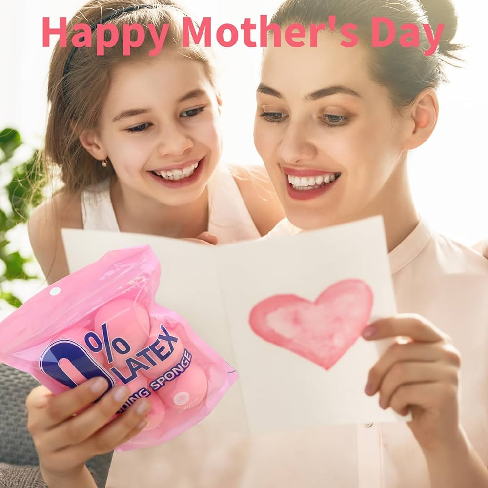 BEAKEY Latex Free Makeup Sponge Set of 6, Soft and High-definition Blender Beauty Sponge for Liqu... | Amazon (US)