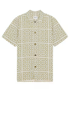 Rhythm Tile Short Sleeve Shirt in Sage from Revolve.com | Revolve Clothing (Global)
