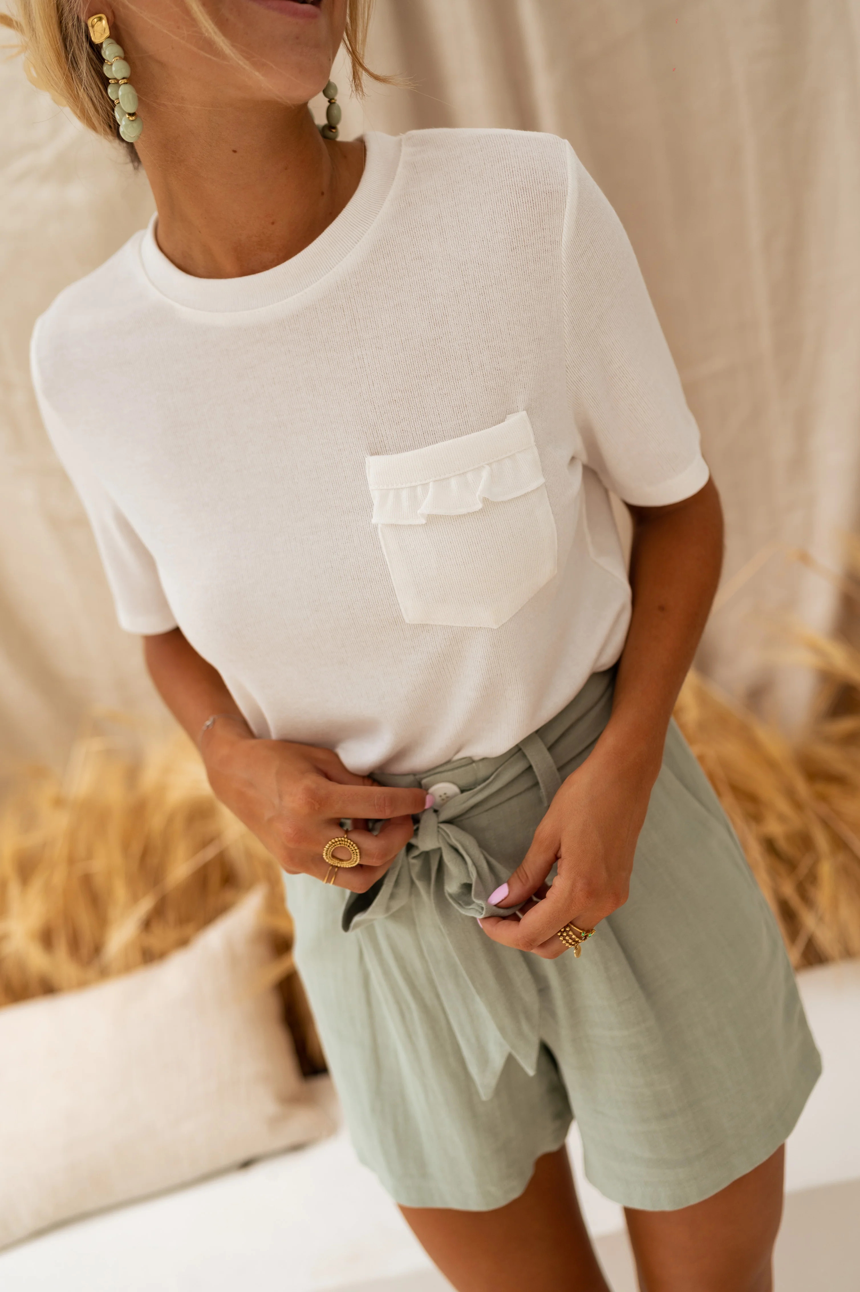 Ecru Aviva T-Shirt | Easy Clothes