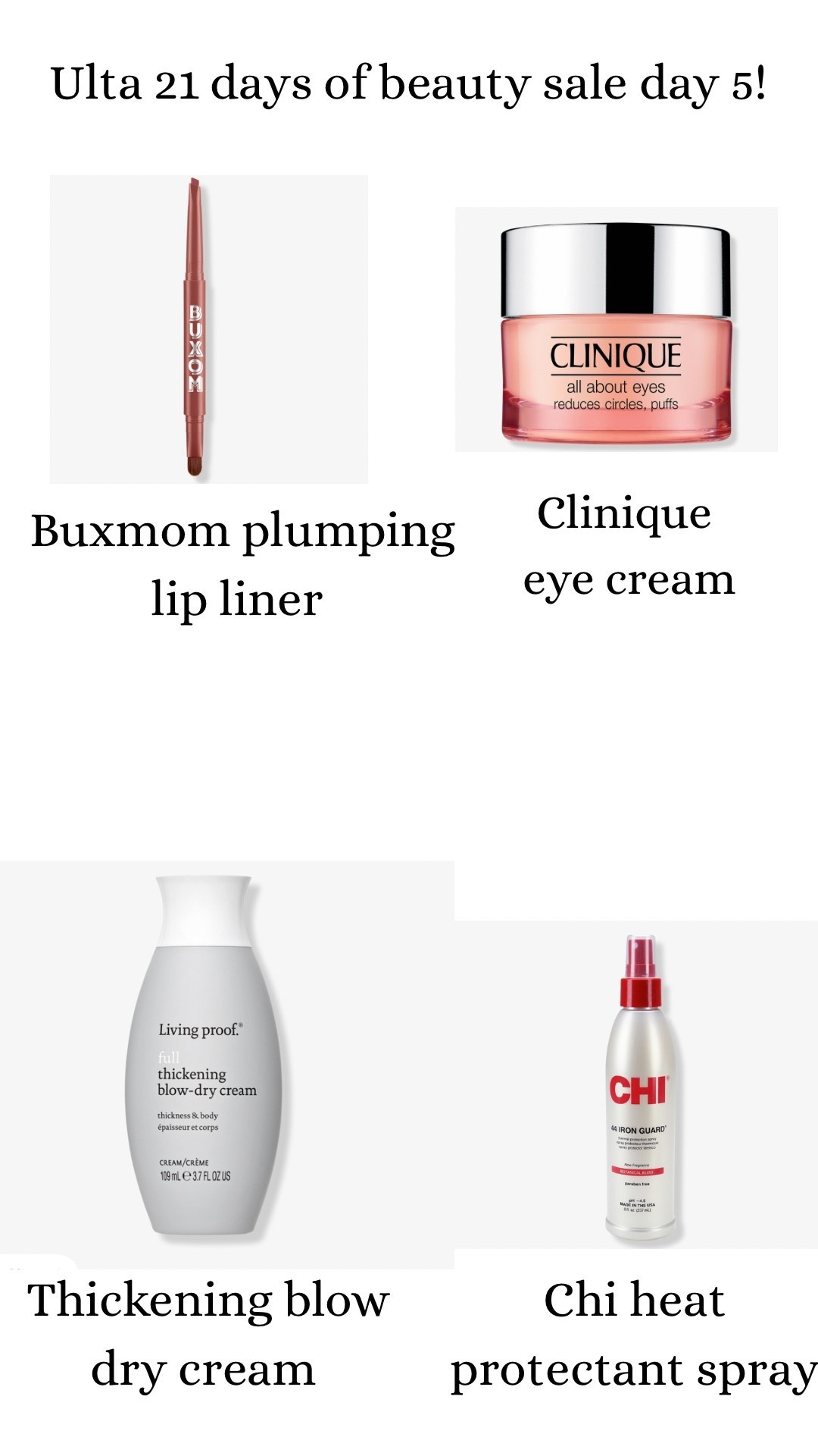 Ulta sale day 5 

#LTKFindsUnder50 #LTKSaleAlert #LTKBeauty