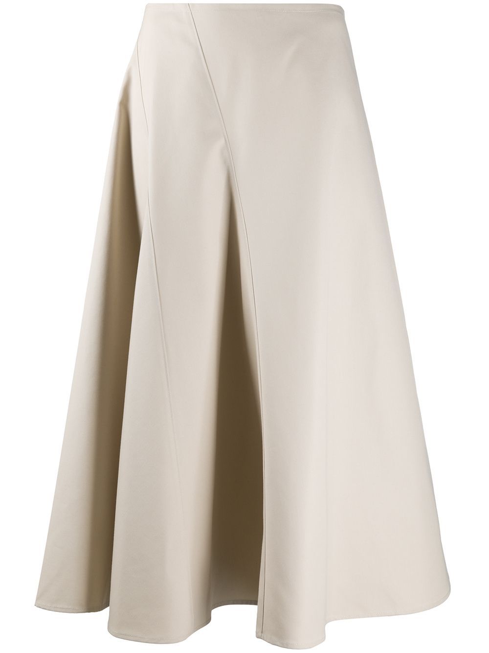 faux leather midi skirt | Farfetch (US)