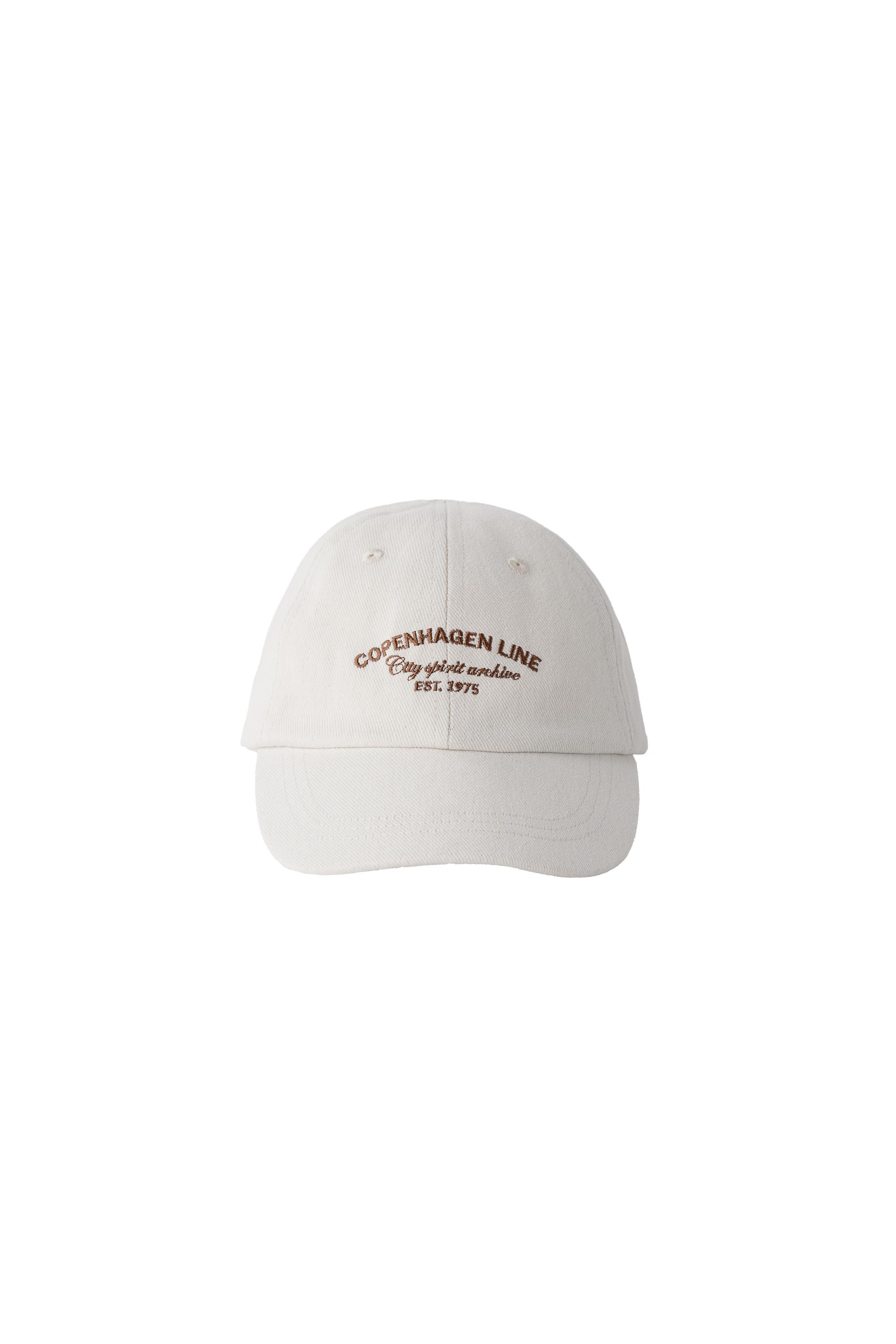 EMBROIDERED TEXT CAP | Zara US