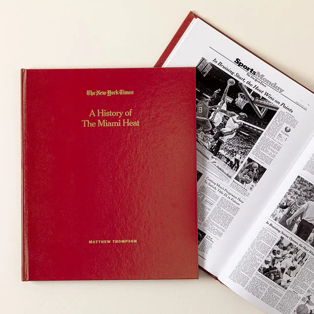 New York Times Custom Basketball Book | new york times, personalized book, NBA history | UncommonGoods