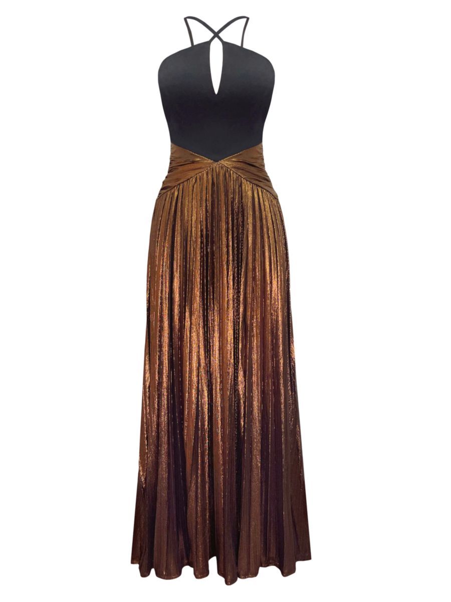 Tuuli Pleated Fit & Flare Maxi Dress | Saks Fifth Avenue