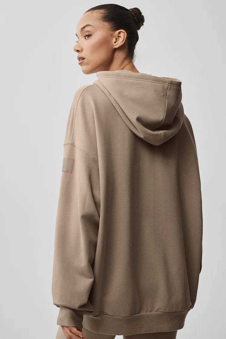 Double Take Hoodie - Gravel | Alo Yoga