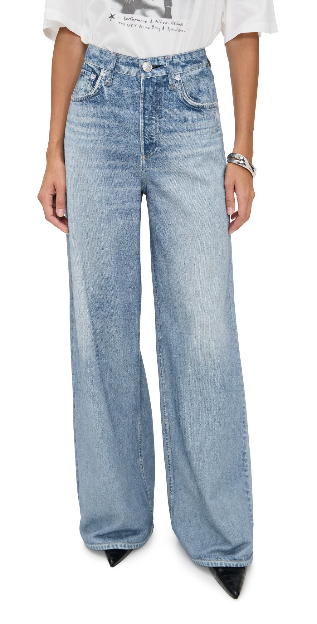 rag & bone Miramar Terry Sofie Wide Pants Raily 30 | Shopbop