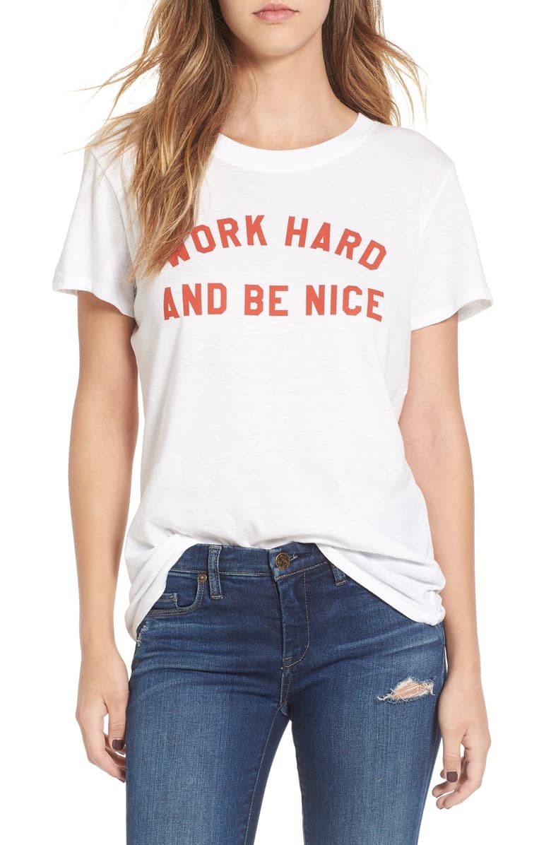 'Work Hard' Graphic Tee | Nordstrom
