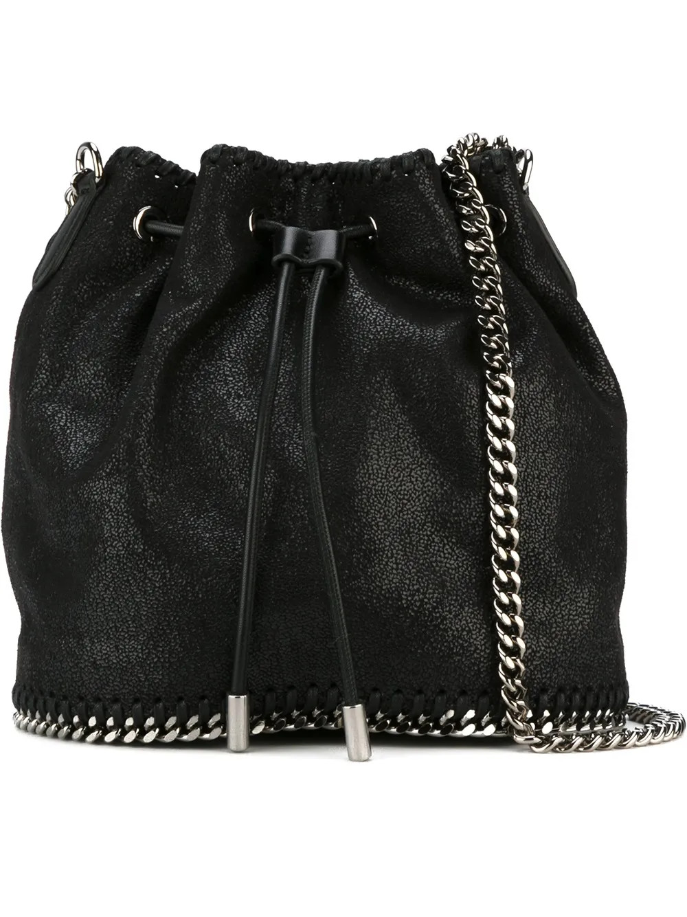 Stella McCartney Falabella bucket bag - Black | FarFetch Global
