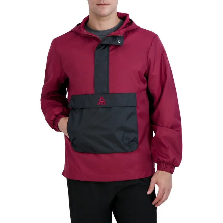 Reebok Men's Striker Woven Anorak, up to Size 3XL | Walmart (US)